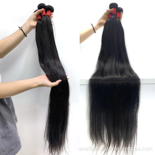 Wholesale Unprocessed Long 40 Inch Peruvian Virgin Human Hair Bundle Cheap Natural Cuticle Aligned Human Hair Extension Vendor